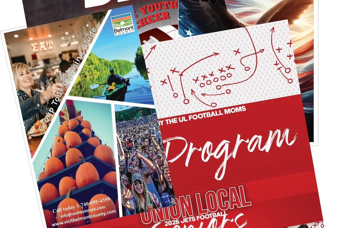 Game day football programs, a senior program and an American Legion book